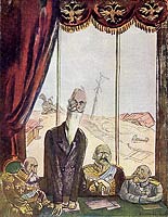 Kukriniksy. Caricature. 1937