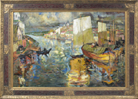 ��� 640. �. ��������. ������� � ����� �������� ������. 1919. �����, �����. 100,0 � 163,0. ��� ������ �� �110 000. ��������� � �������� ������������. Nagel Auktionen. ��������, 28 ����