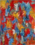 ������� ����� (Jasper Johns). ���������. �����, �����.  ������� �� <br>$80 000 000