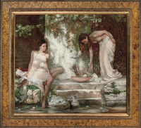 �. �����������. ����� � ��������. �����, �����. 31,0x35,0.
�������� GBP7000�10 000. ��� ������ �� GBP9000. British, Continental & Russian Pictures. Christie�s. ������, 22 �������